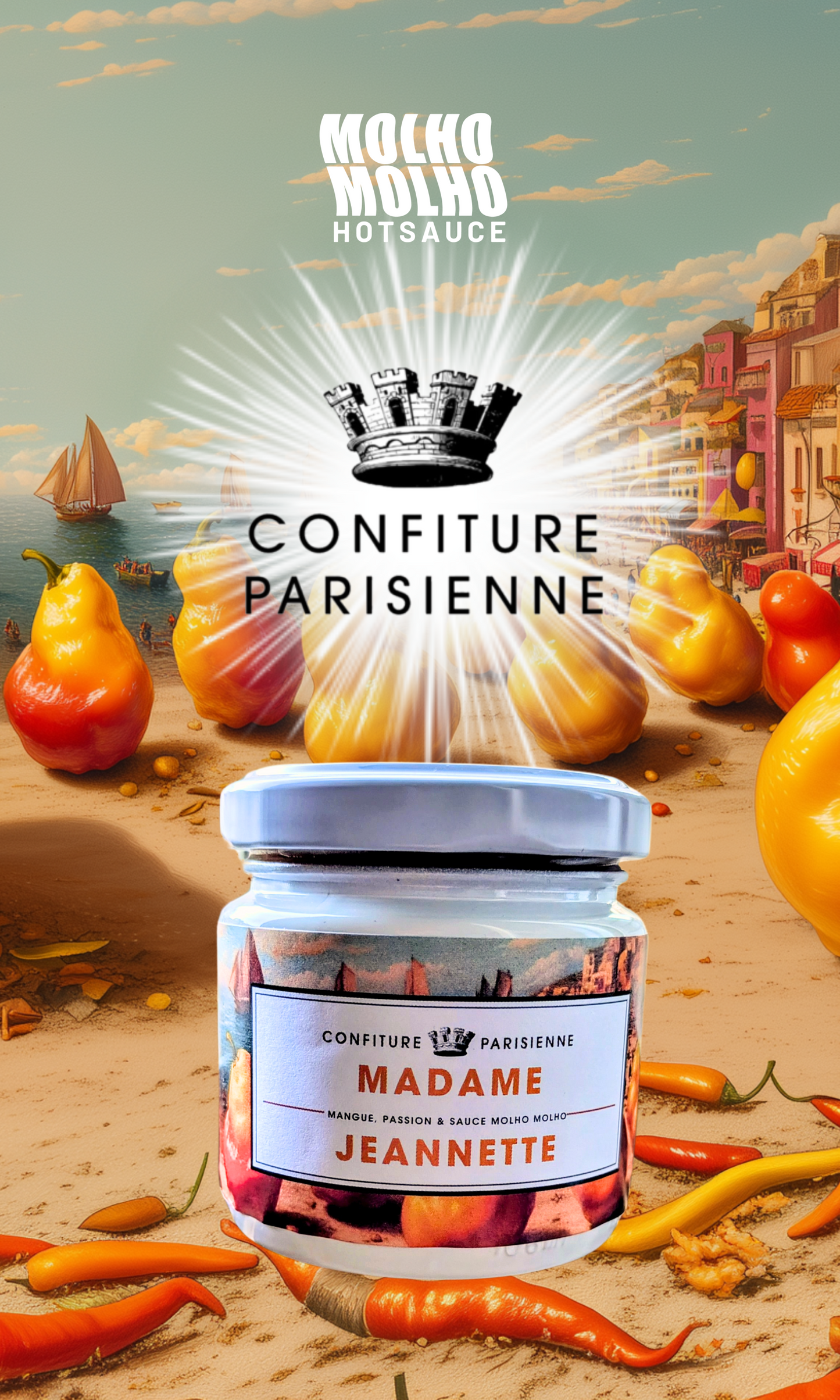 Confiture Mangue Passion Piment - La Confiture Parisienne - Madame Jeannette
