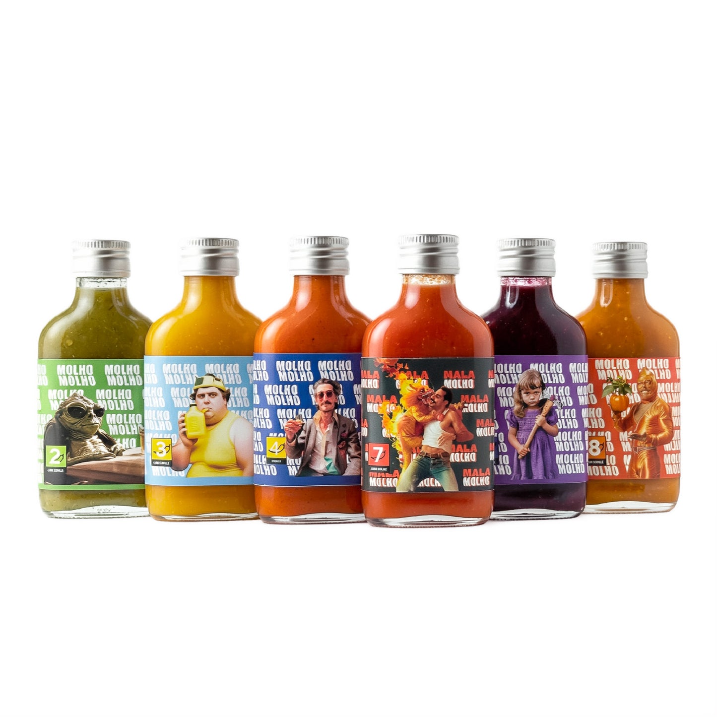 Le Pack de 6  Sauces Piquantes Molho Molho